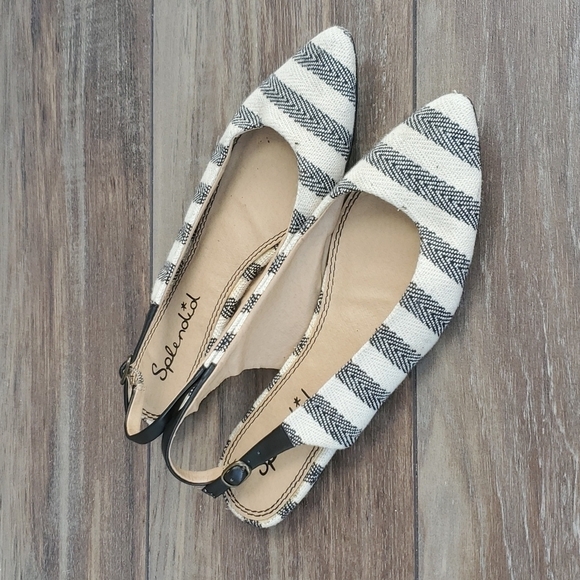 Anthropologie Splendid  Slingback Loafer pointy slip on flats shoes sz 8 - Picture 3 of 9